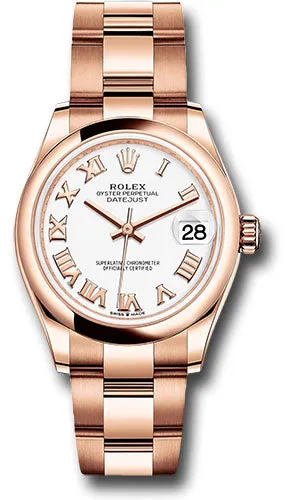 Rolex Everose Gold Datejust 31 Watch 278245 wro