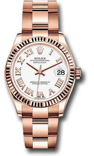 Rolex Everose Gold Datejust 31 Watch 278275 wro