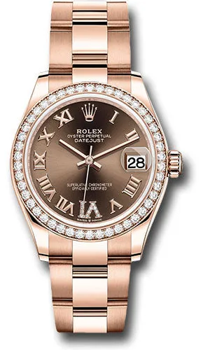 Rolex Everose Gold Datejust 31 Watch 278285RBR chodr6o