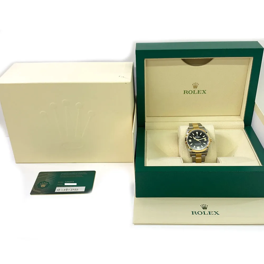 Rolex Explorer 124273 Black Dial Sep 2022