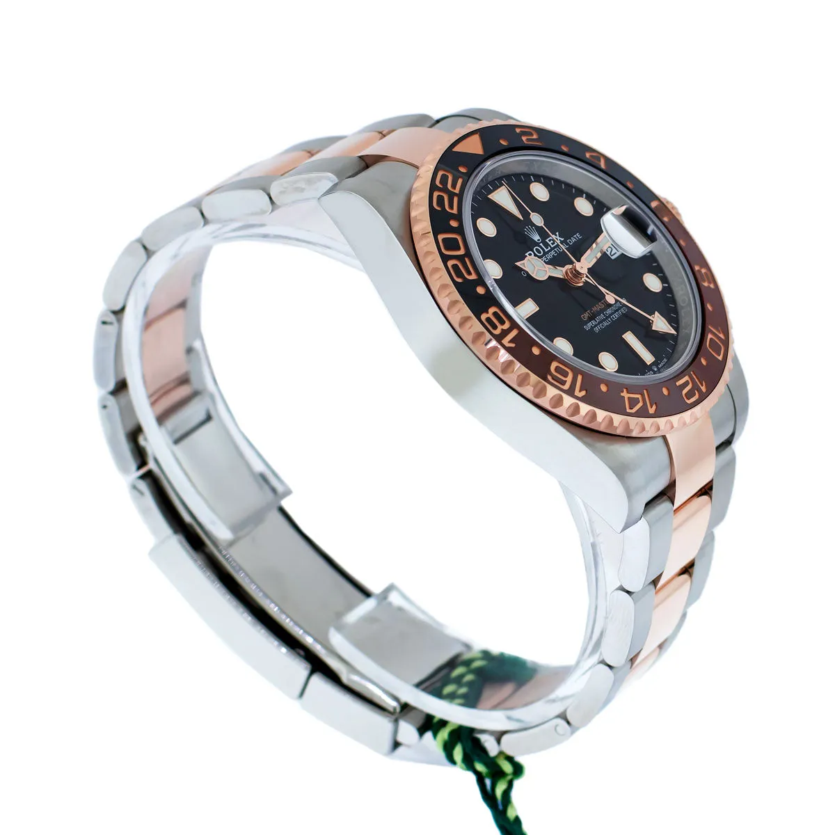 Rolex GMT-Master II "Root Beer" 40mm Everose Gold and Steel Black Dial & Brown Black Bezel 126711CHNR