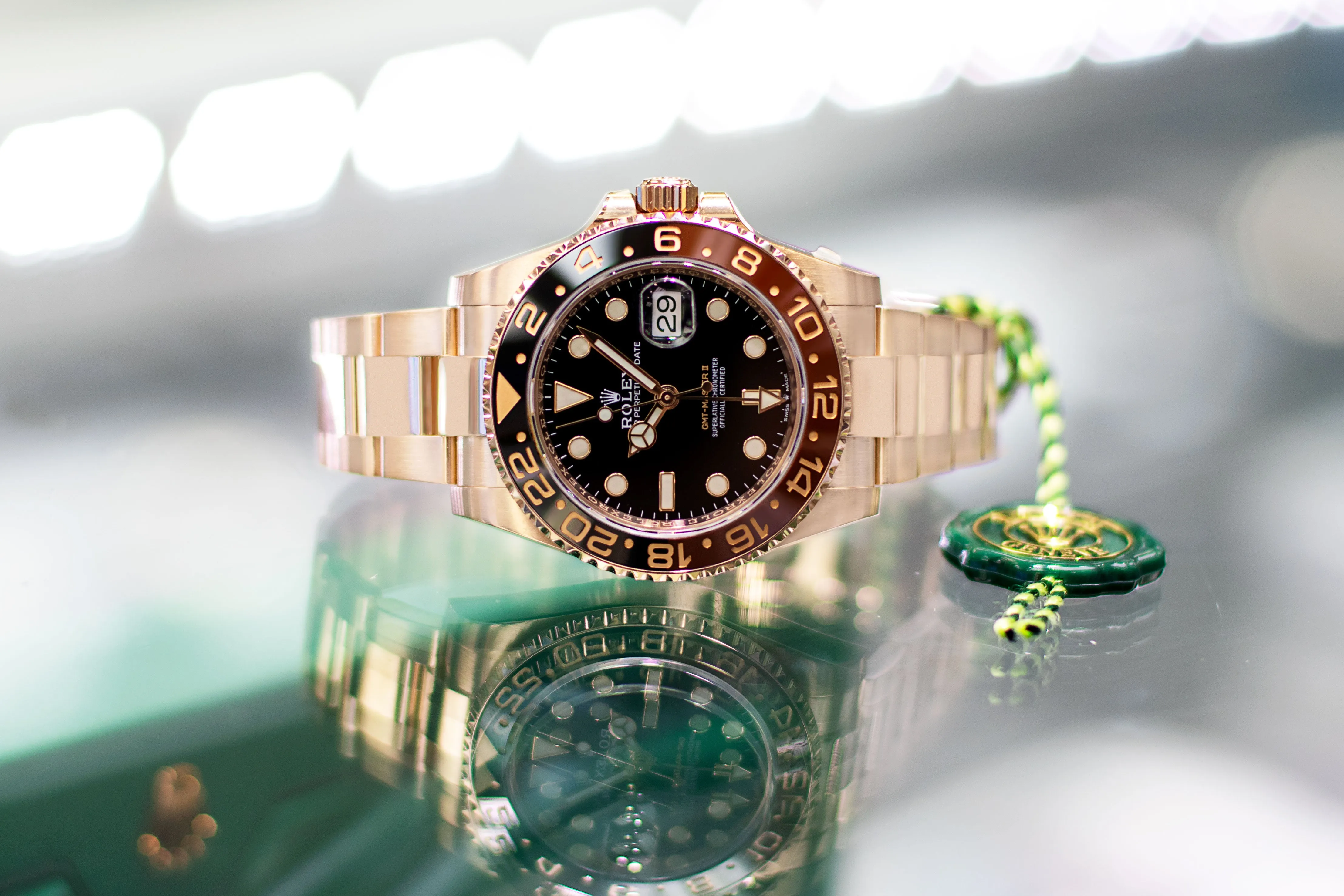 Rolex GMT-Master II "Root Beer" 40mm Everose Gold Black Dial & Brown Black Bezel 126715CHNR