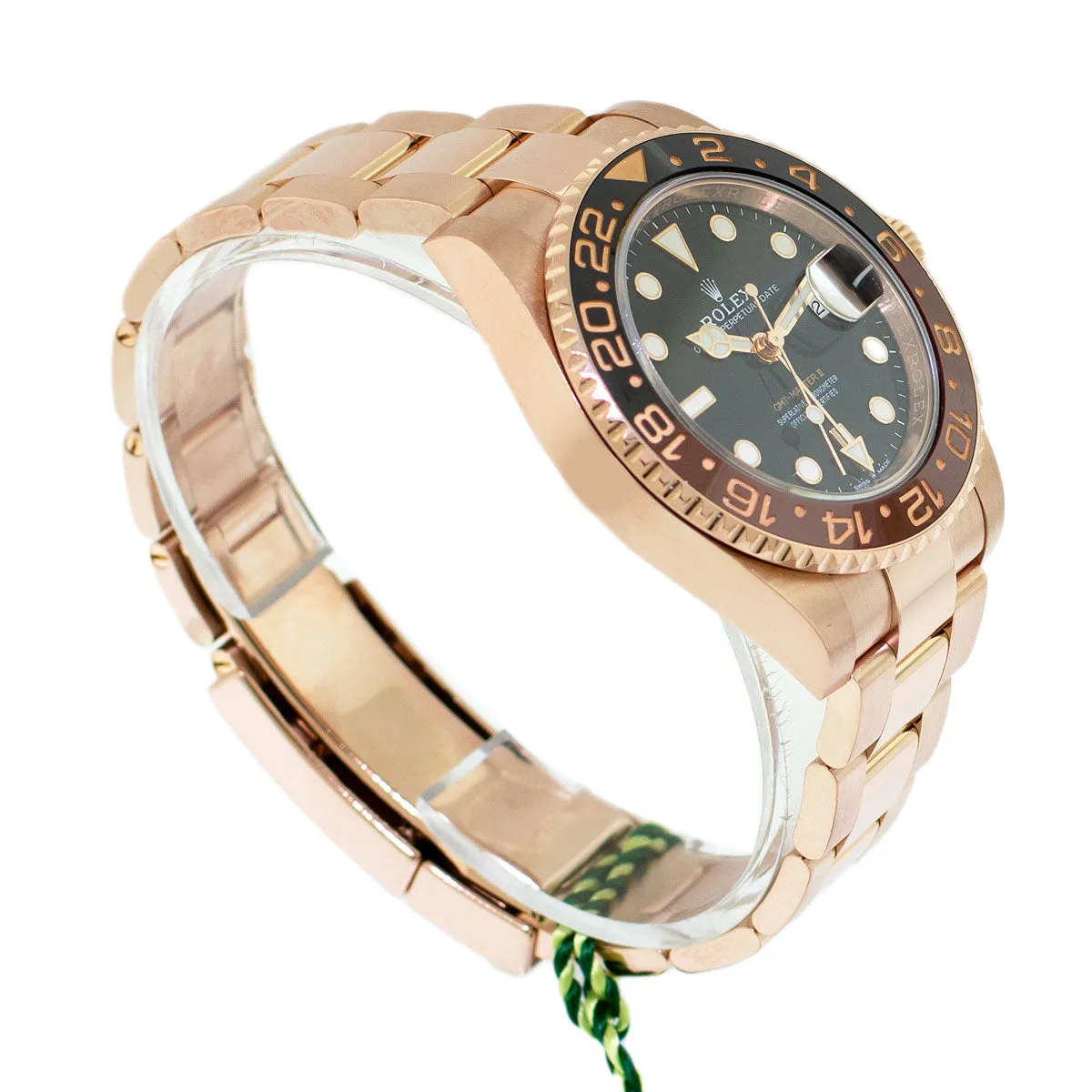 Rolex GMT-Master II "Root Beer" 40mm Everose Gold Black Dial & Brown Black Bezel 126715CHNR