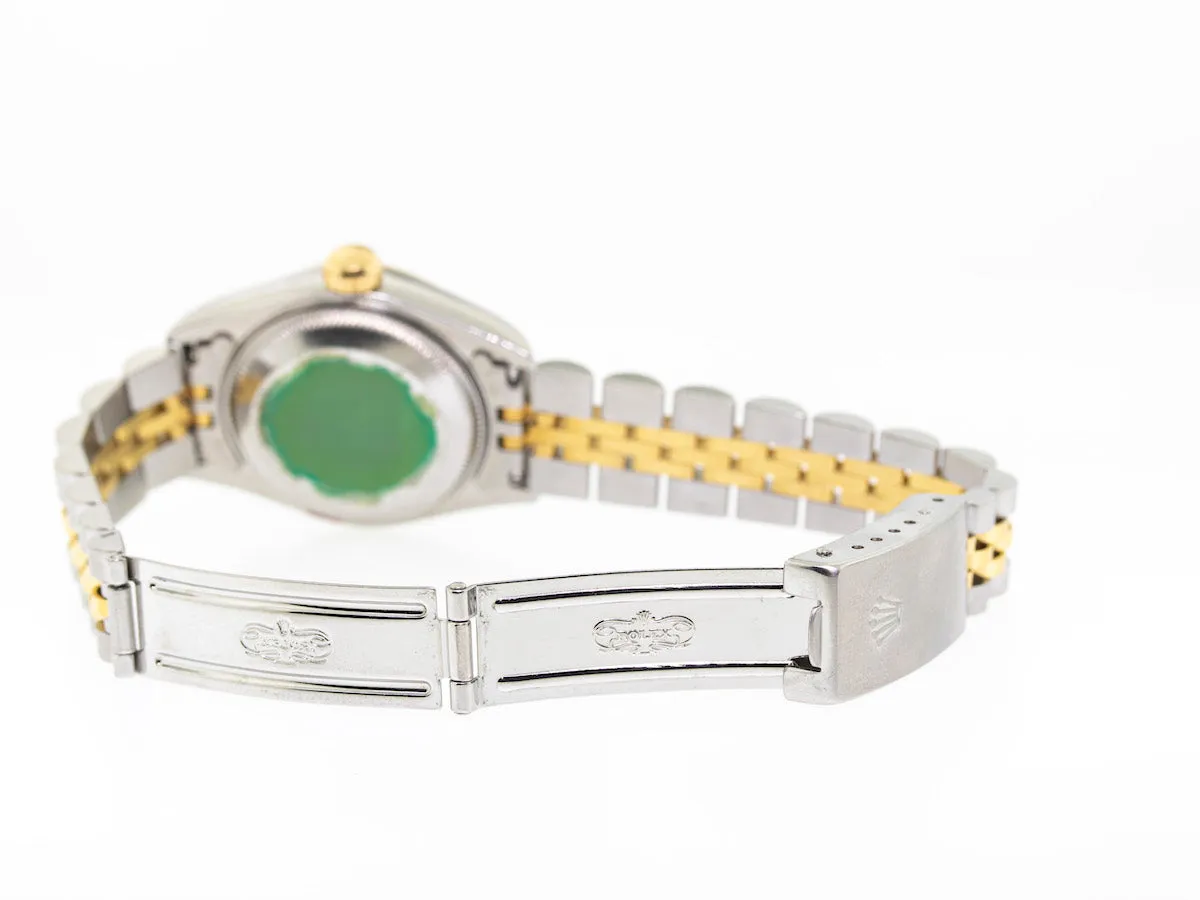 Rolex Lady-Datejust 26mm Yellow Gold & Steel Champagne Stick Dial 69173