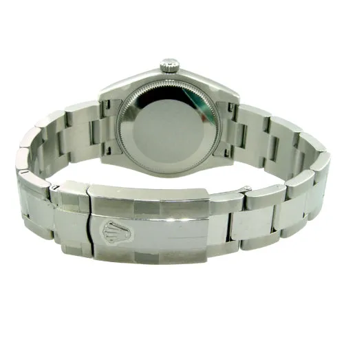 Rolex Lady-Datejust 31mm White Gold & Steel Rhodium Roman Dial 178274