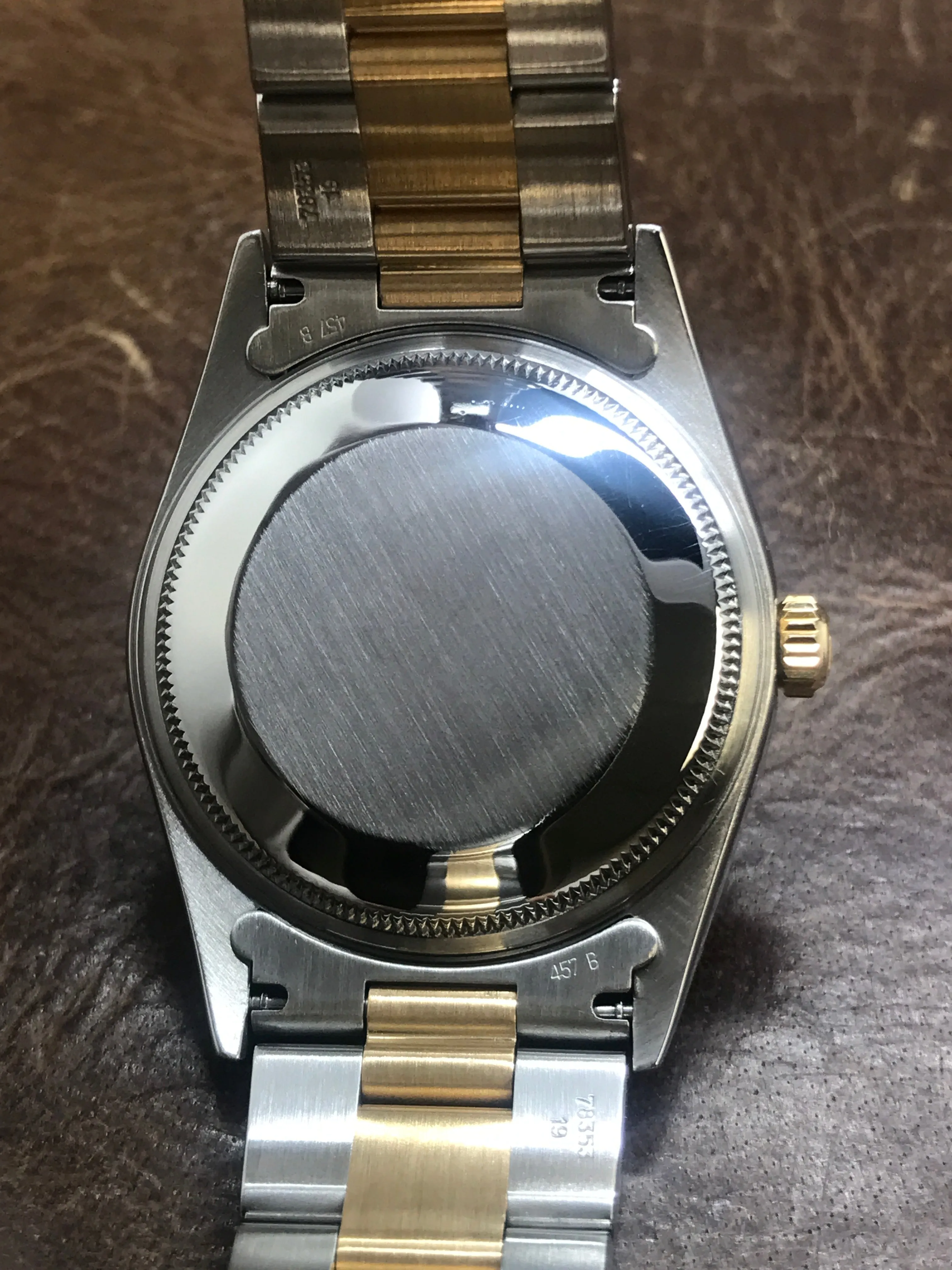 Rolex Oyster Perpetual 34mm 14203 Champagne Dial Automatic Watch
