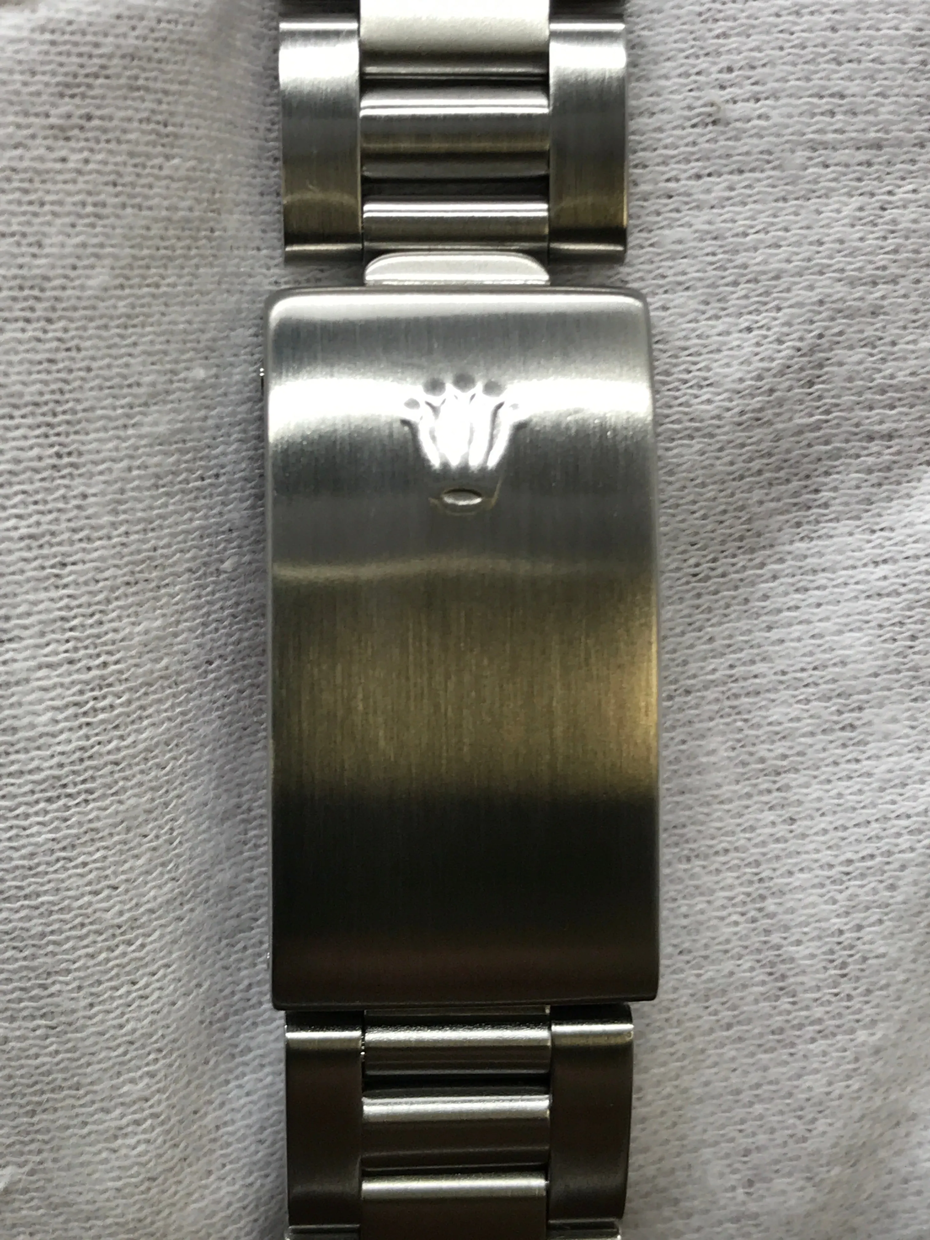 Rolex Oyster Perpetual Date 34mm 15210 Silver Dial Automatic Watch