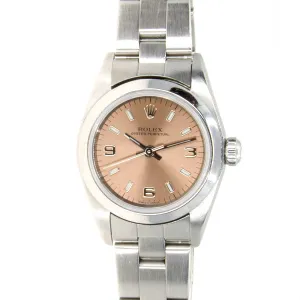 Rolex Oyster Perpetual Salmon Dial