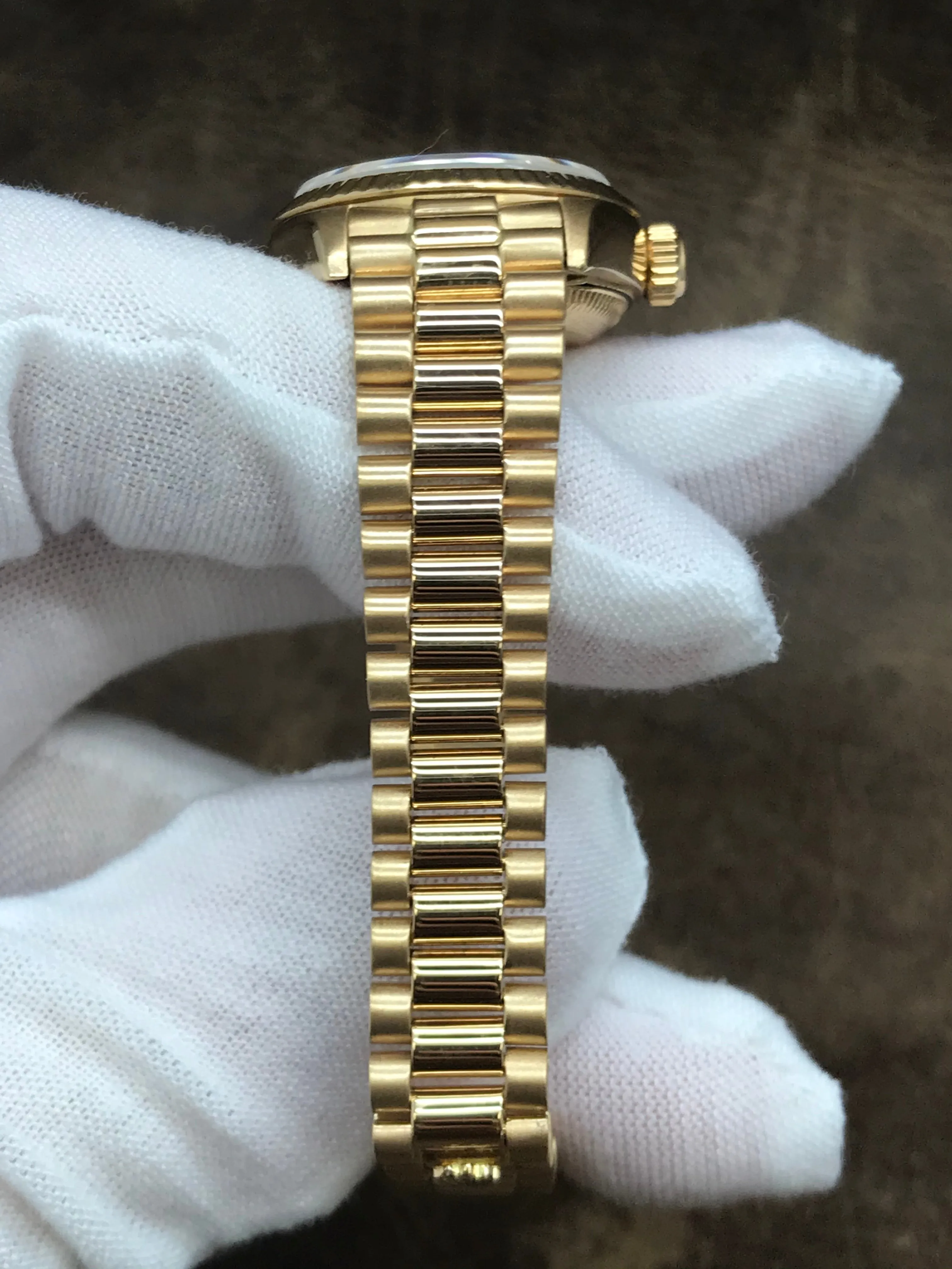 Rolex President 26mm Ladies President 69178 Gold Dial Automatic Women's Watch