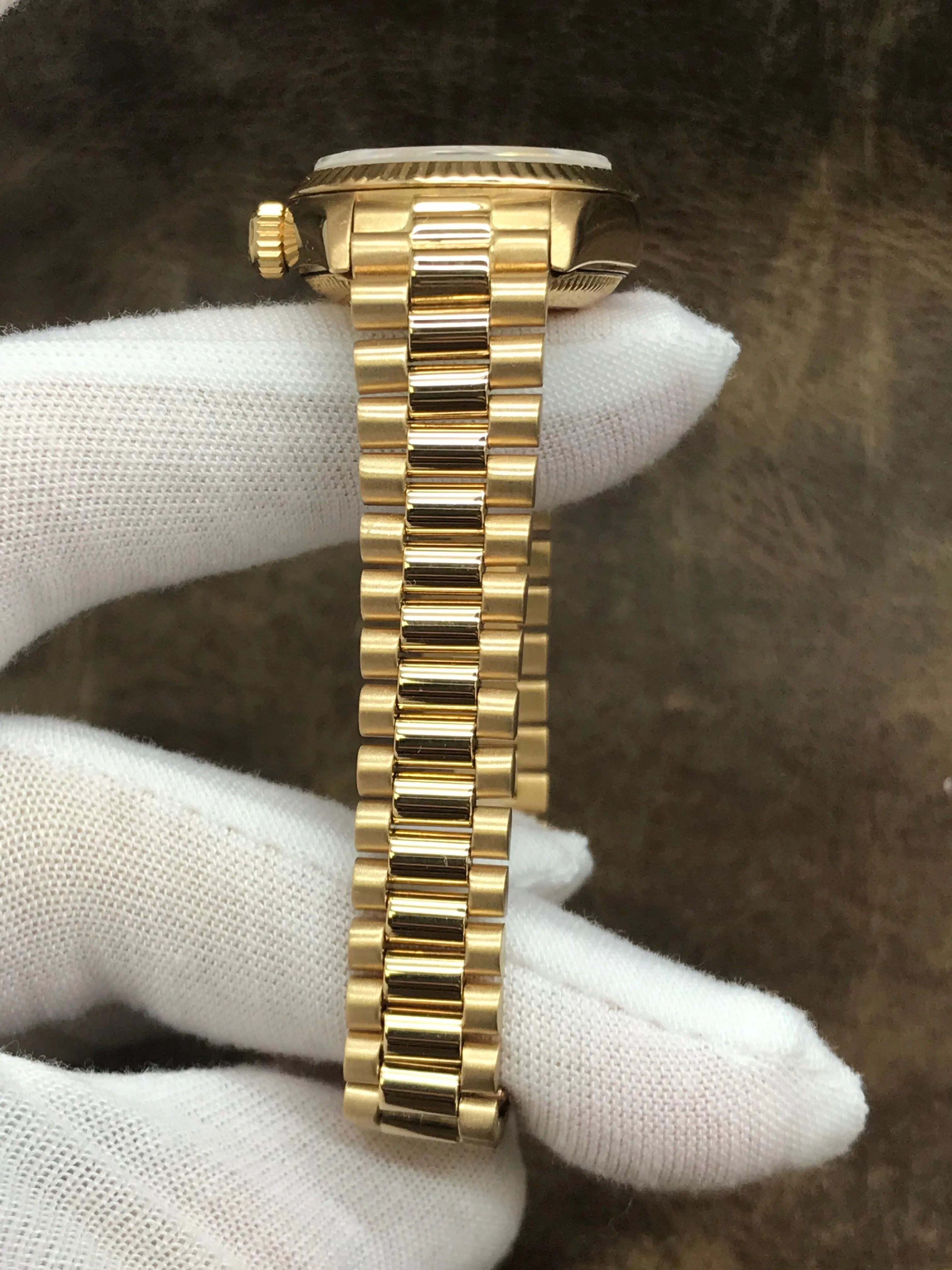 Rolex President 26mm Ladies President 69178 Gold Dial Automatic Women's Watch