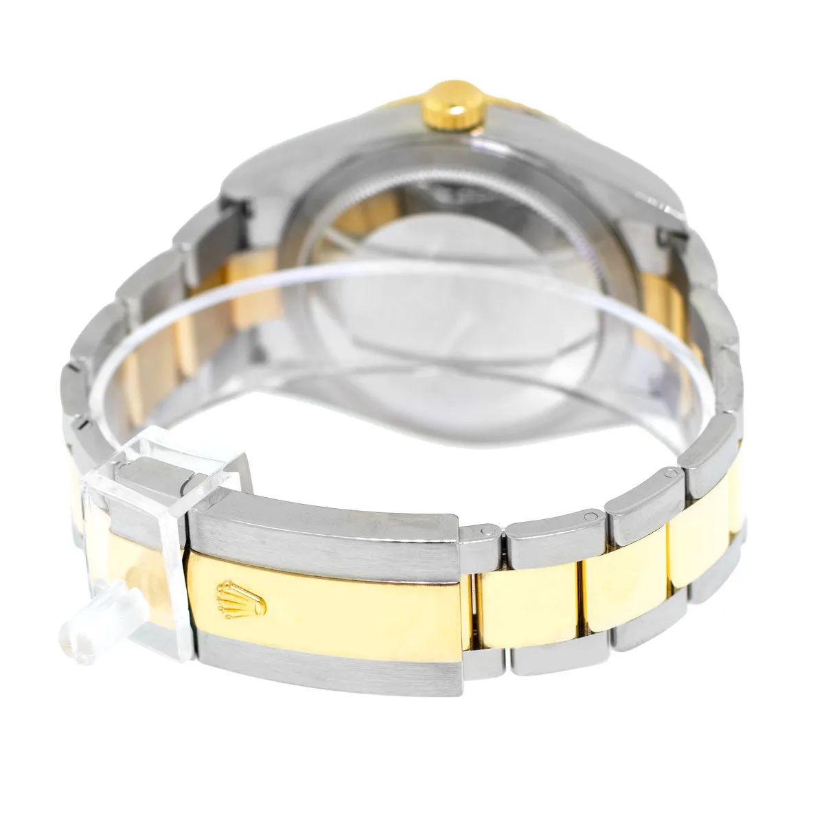 Rolex Sky-Dweller 42mm Yellow Gold & Stainless Steel Champagne Index Dial Fluted Bezel 336933