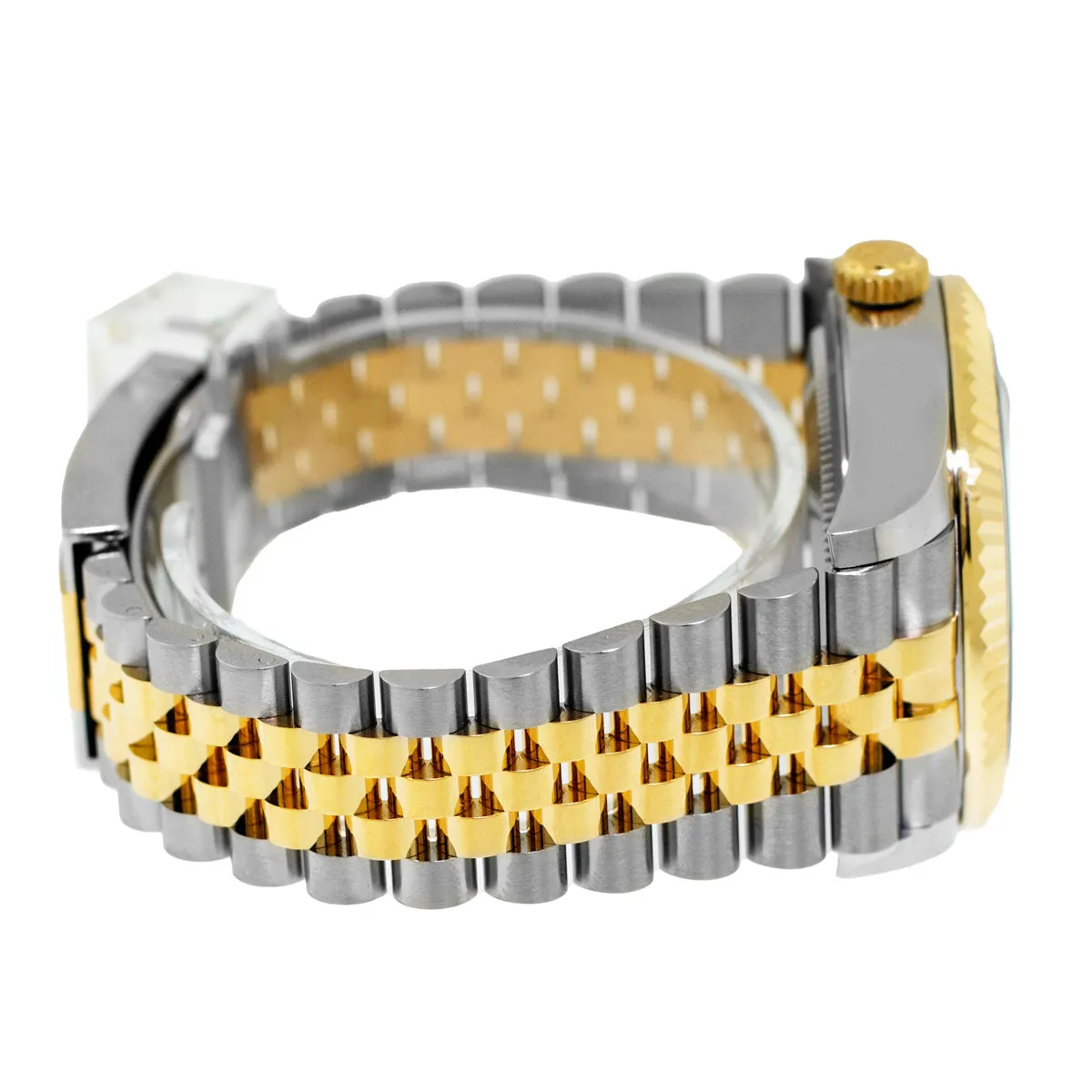 Rolex Sky-Dweller 42mm Yellow Gold & Stainless Steel White Index Dial Fluted Bezel 336933