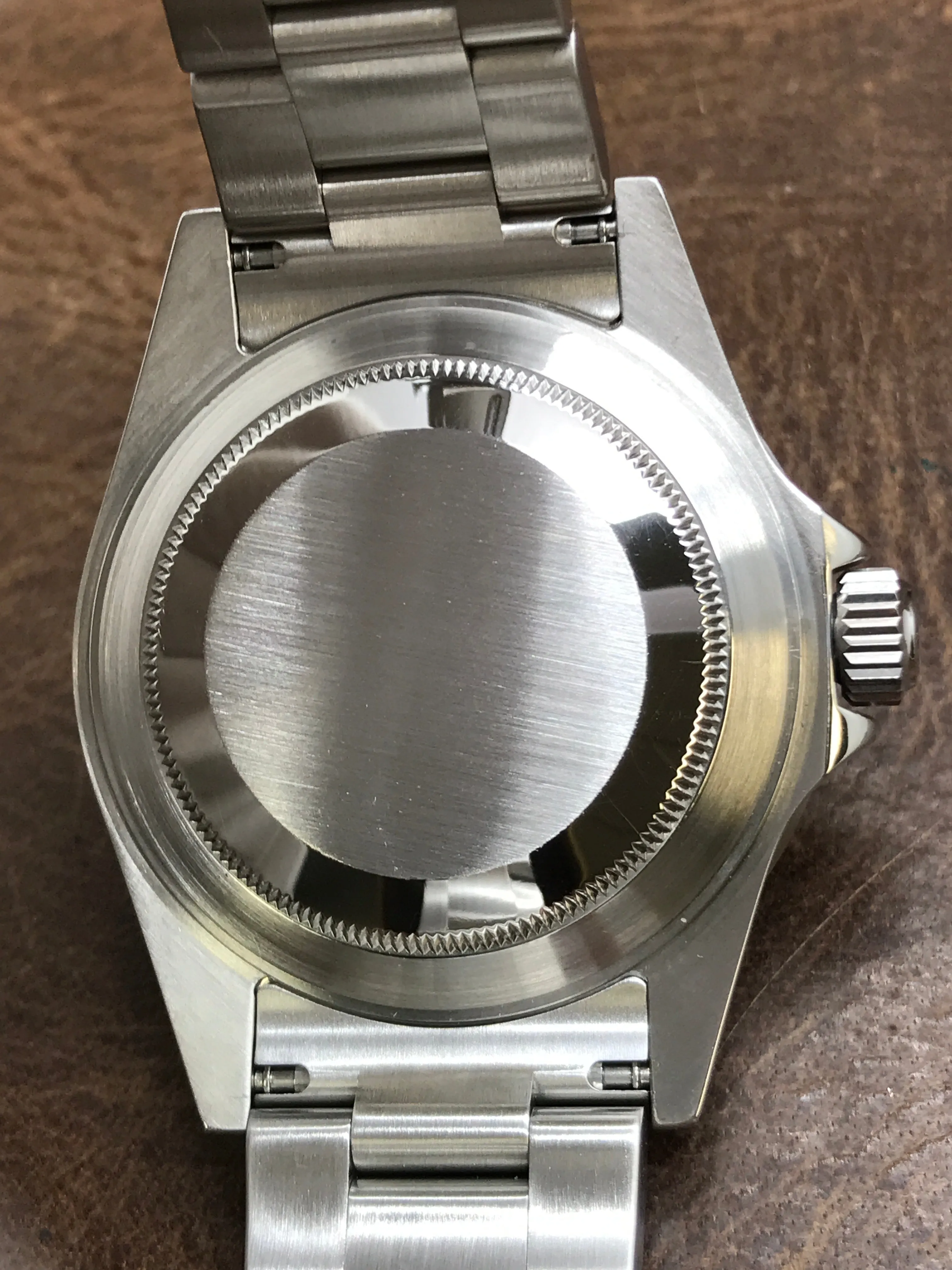 Rolex Submariner Date Engraved SER 16610 Black Dial Automatic Men's Watch