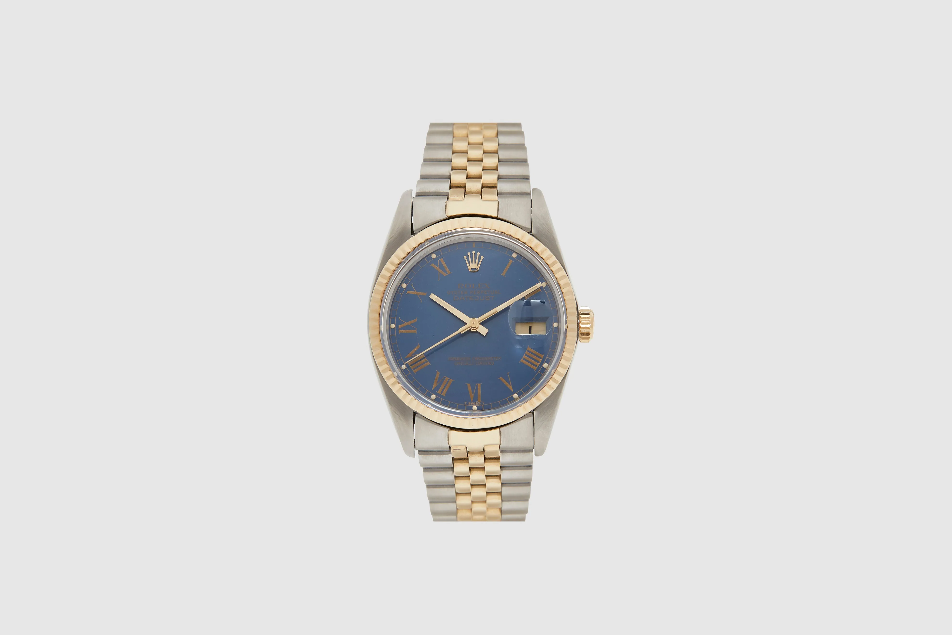 Rolex Two-Tone Oyster Perpetual Datejust with Service Papers 1981