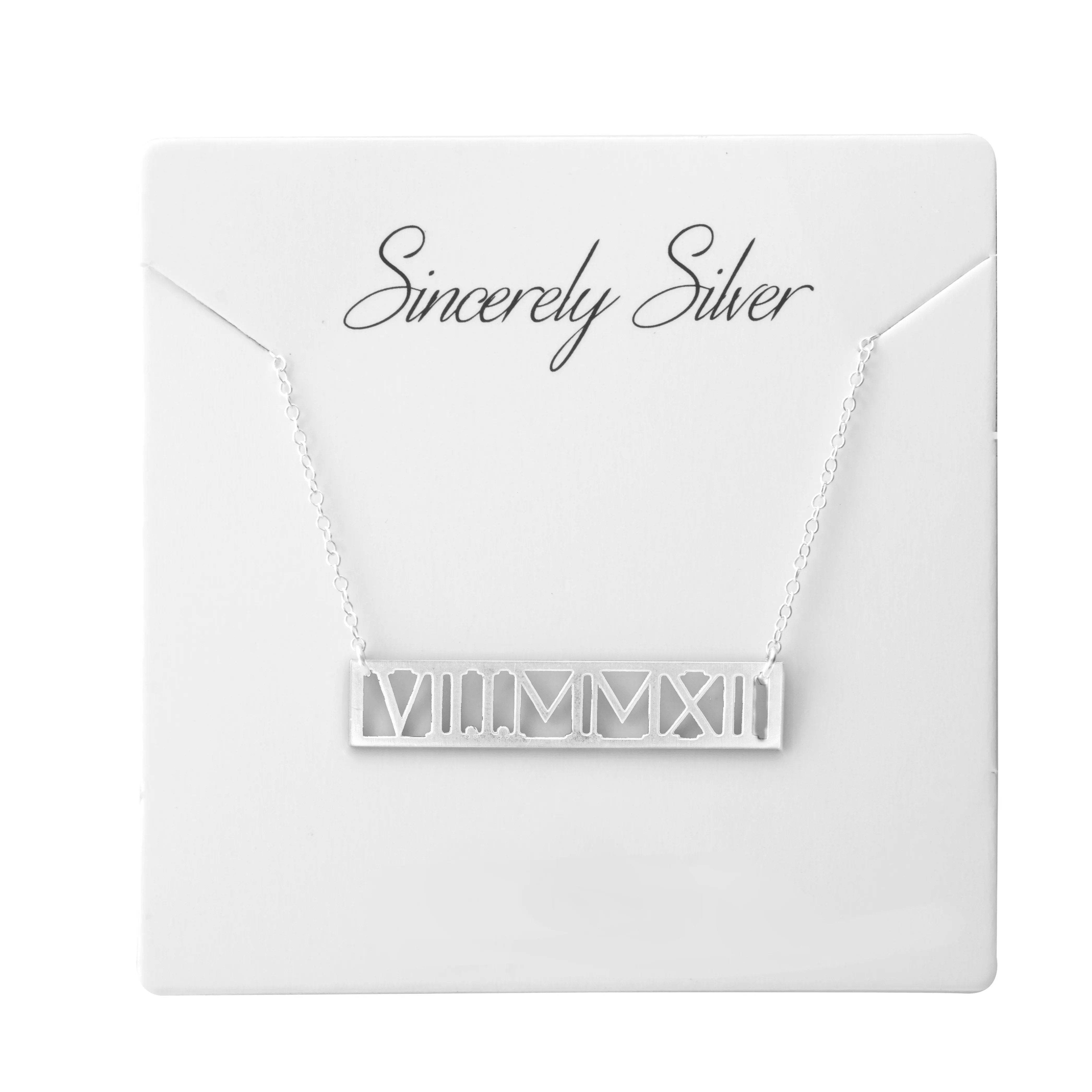 Roman Numeral Necklace