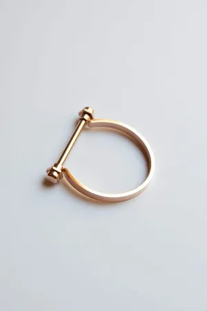 Rose Gold Screw Bar Bracelet