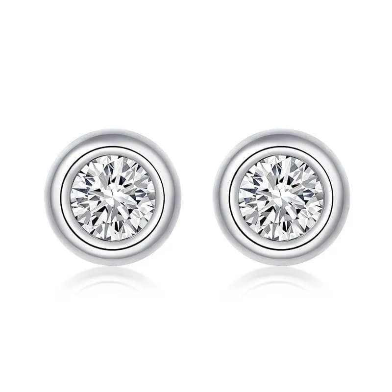 Round Cut Diamond Jewelry Set