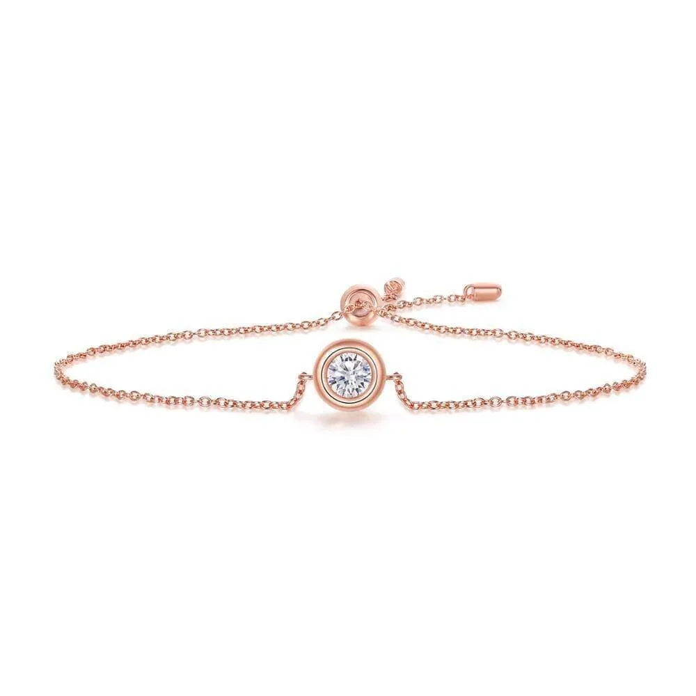Round Cut Diamond Jewelry Set