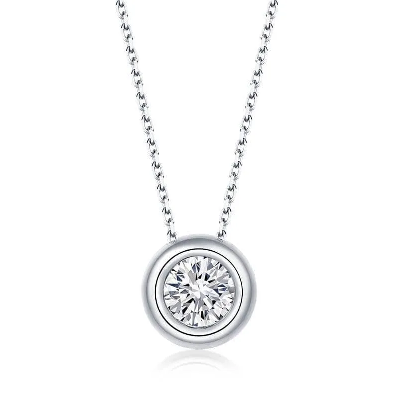 Round Cut Diamond Jewelry Set