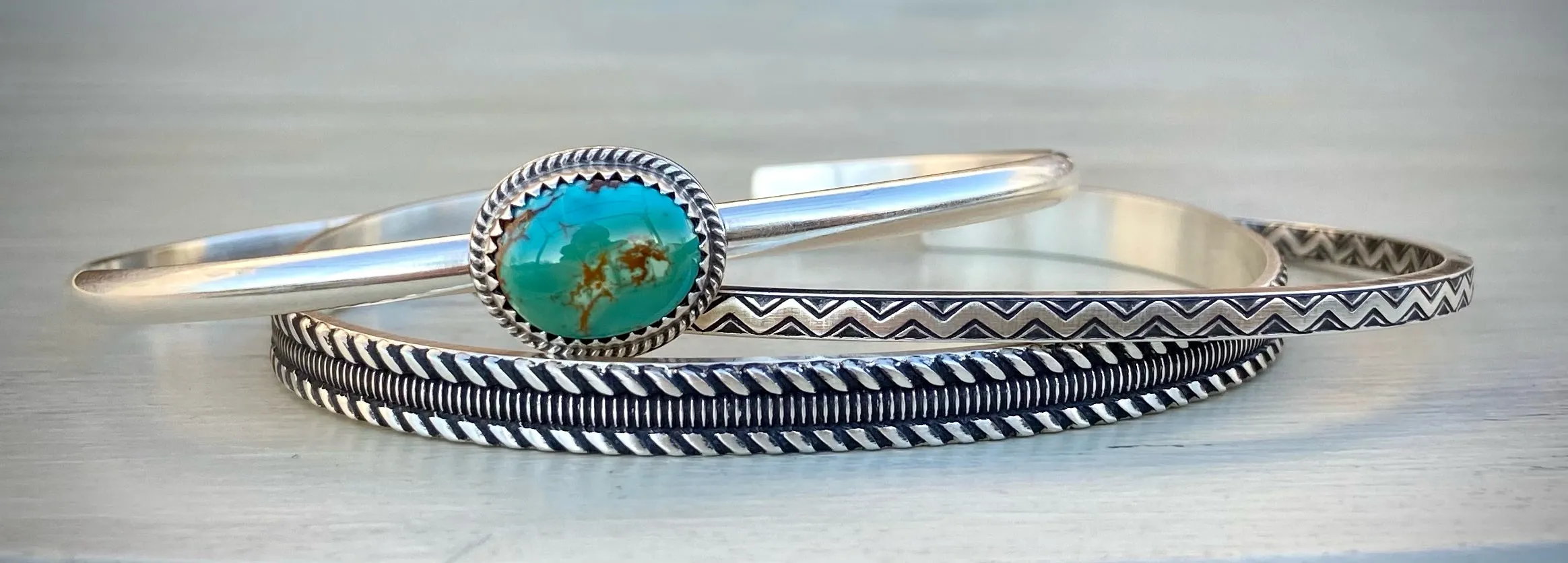 Royston Turquoise Stacker Set