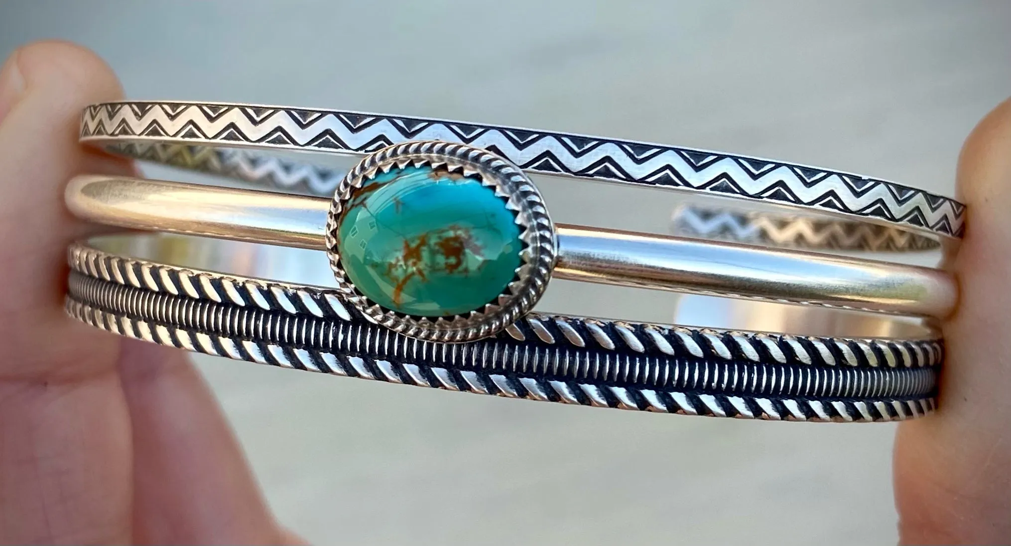 Royston Turquoise Stacker Set