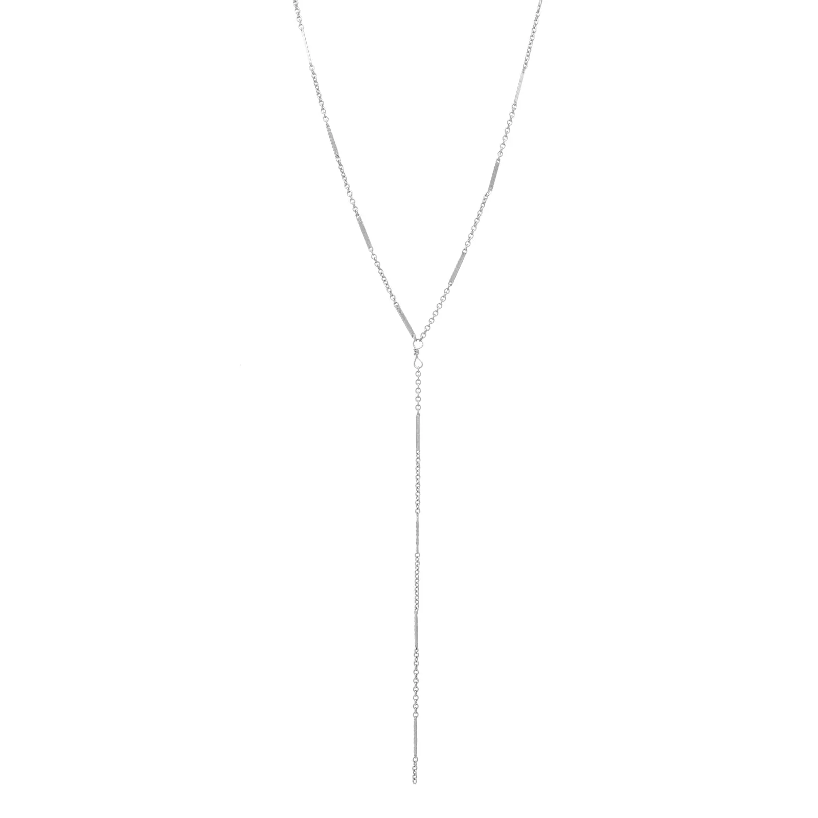 SALE - 10mm Bar / Link Y-Drop Necklace