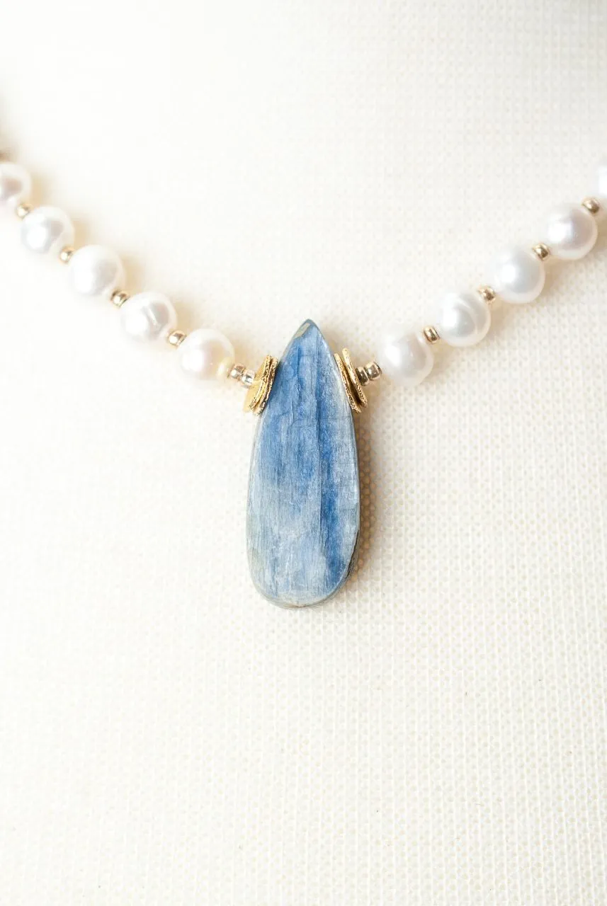Seaside Kyanite Pendant