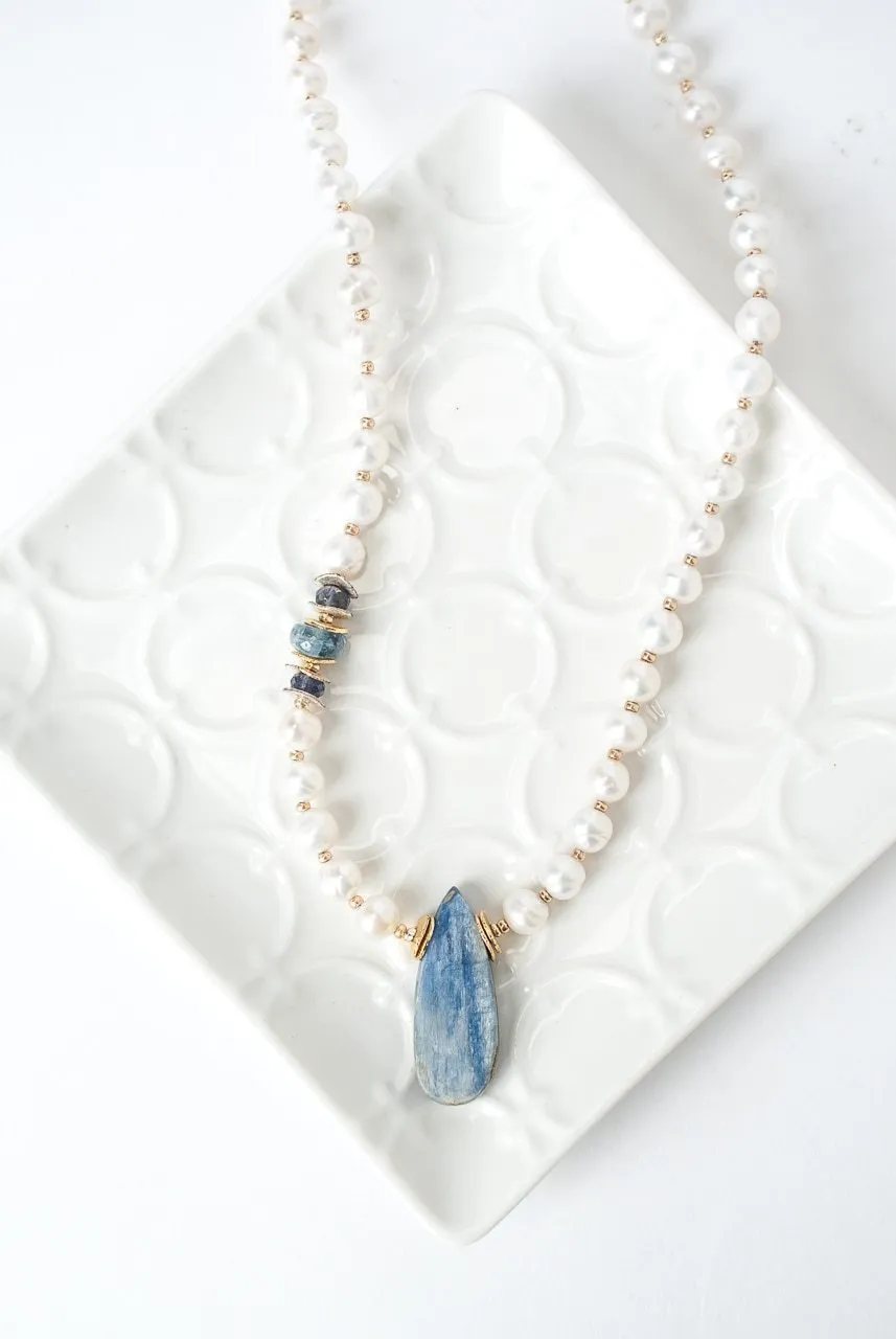 Seaside Kyanite Pendant