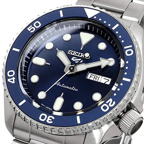 Seiko SRPD51 Seiko 5 Sports Men's Watch Silver-Tone 42.5mm Stainless Steel