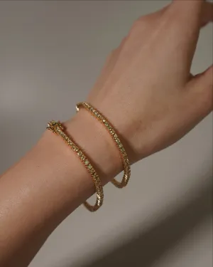 Serena Tennis Bracelet (Yellow)