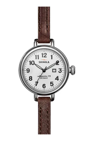 SHINOLA The Birdy 34mm Cattail Leather S0120210728