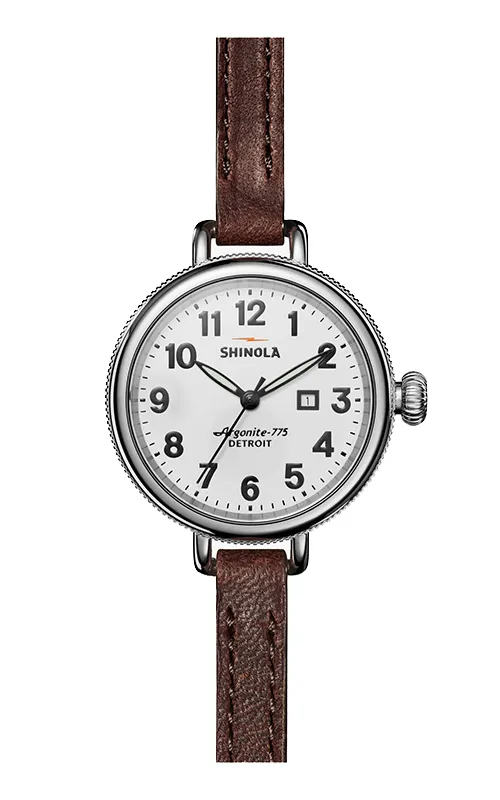 SHINOLA The Birdy 34mm Cattail Leather S0120210728