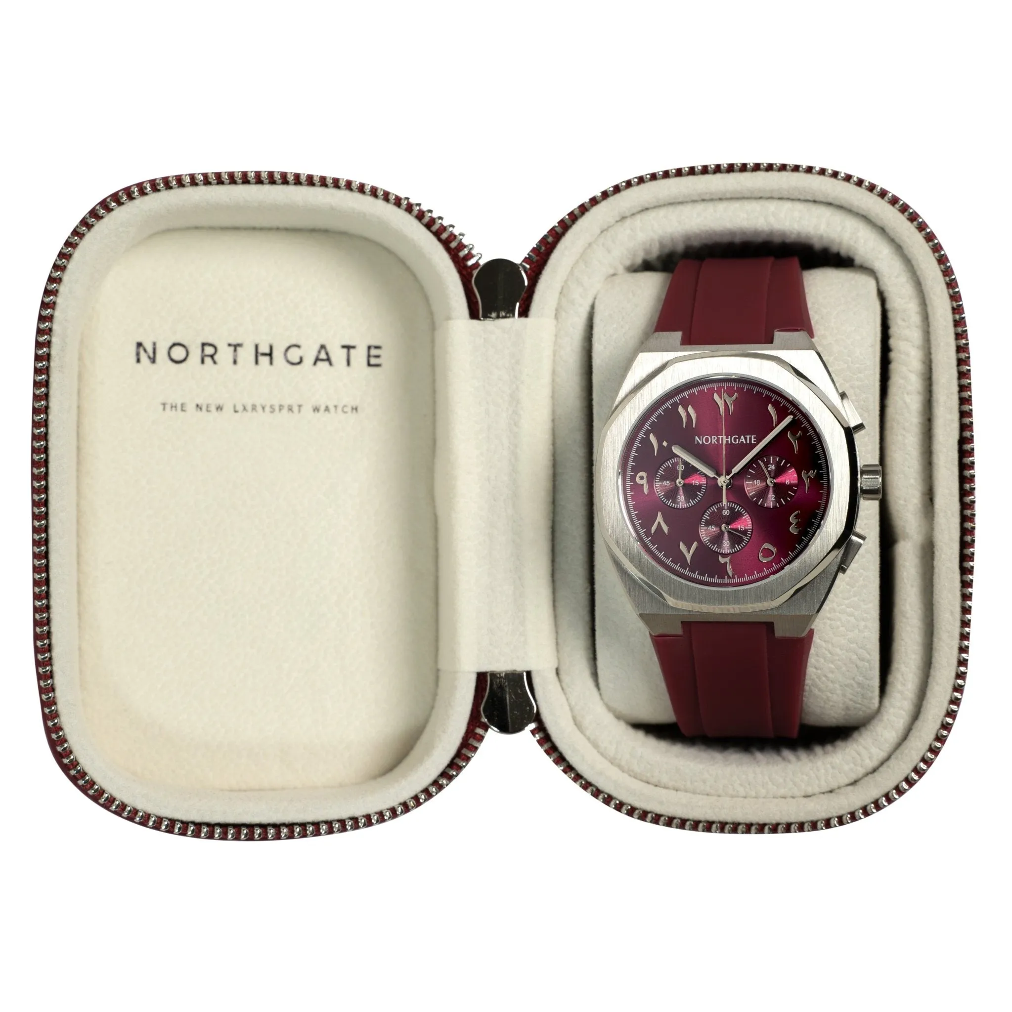 Shiny Cherry Chrono Arabic