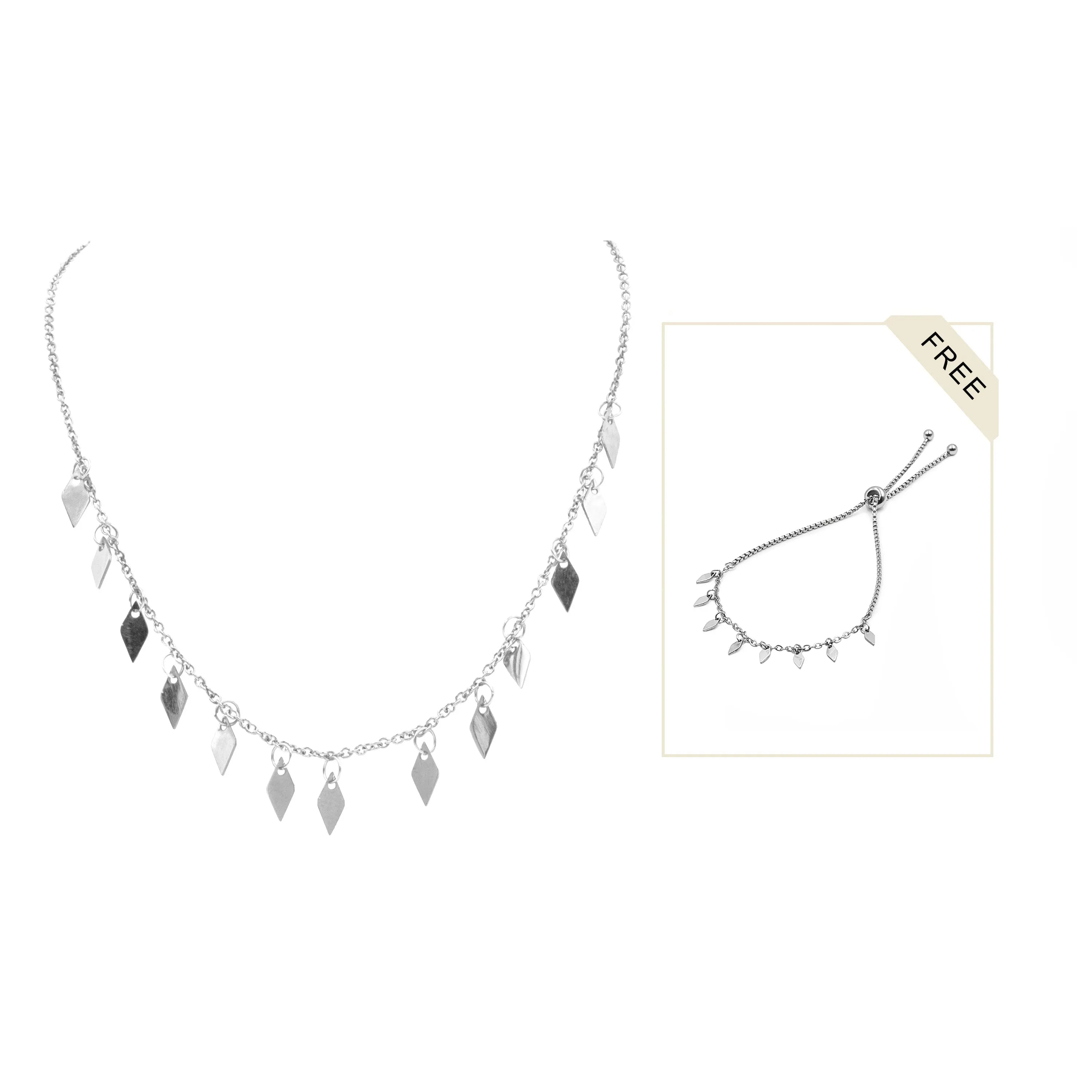Silver Harley Jewelry Set