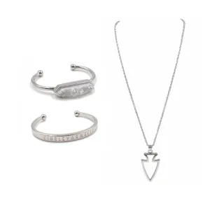 Silver Kinsley Quartz Jewelry Set (Ambassador)
