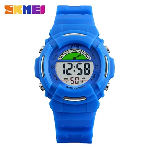 SKMEI Child Outdoor Digital Watch Fashion Waterproof Running Swim Children's Watches LED Casual Sport Wrist Watch For Boy Girls