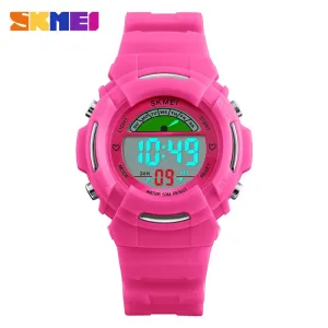 SKMEI Child Outdoor Digital Watch Fashion Waterproof Running Swim Children's Watches LED Casual Sport Wrist Watch For Boy Girls