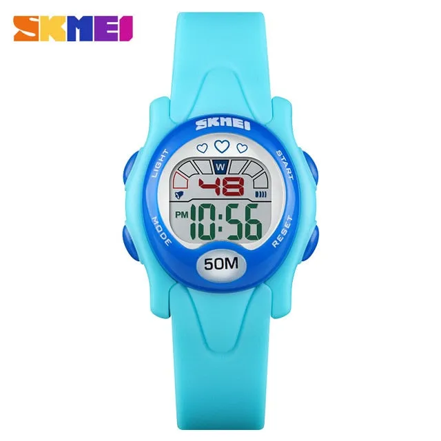 SKMEI Children Watch Waterproof Chronograph Sport Wristwatch Luxury Luminous Digital Watches For Kid Alarm Clock Montre Enfant