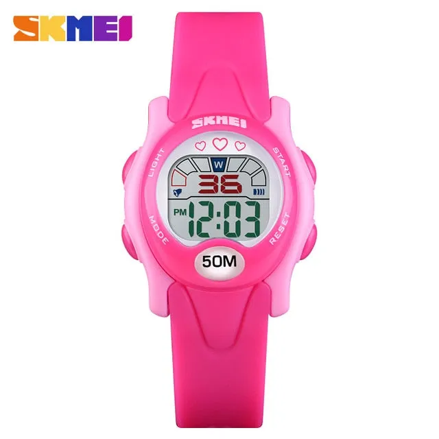 SKMEI Children Watch Waterproof Chronograph Sport Wristwatch Luxury Luminous Digital Watches For Kid Alarm Clock Montre Enfant
