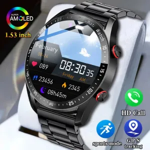 Smartwatch 1.5-Inch Full Touch Screen Bluetooth Call Business Fitness Sports Watch