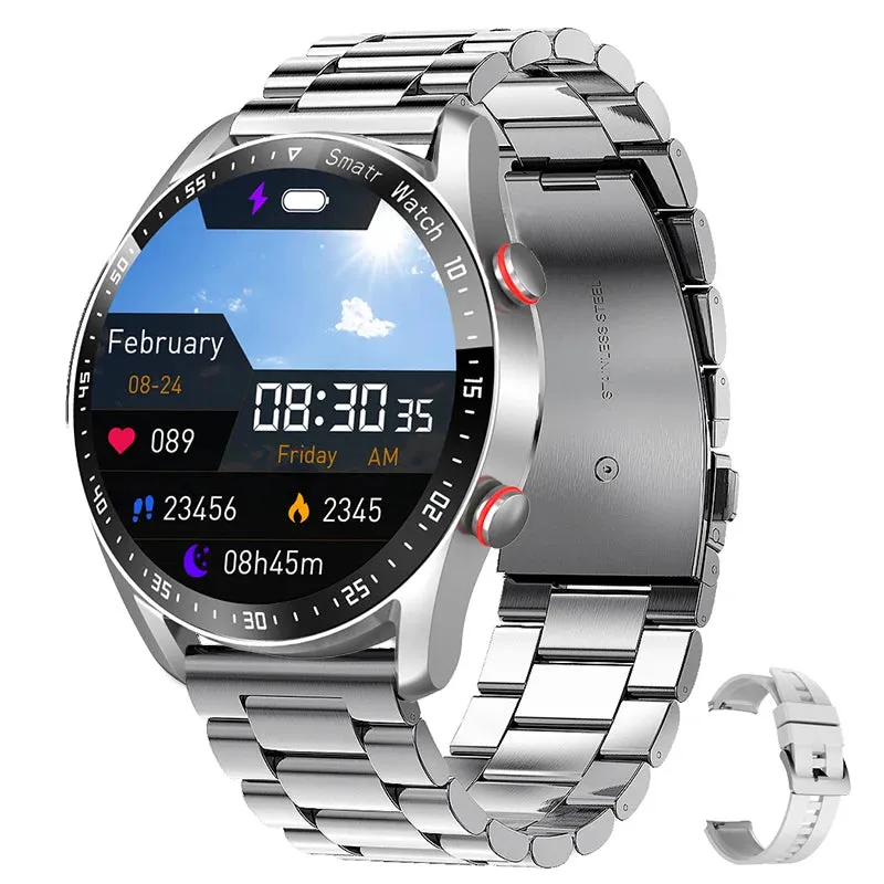 Smartwatch 1.5-Inch Full Touch Screen Bluetooth Call Business Fitness Sports Watch