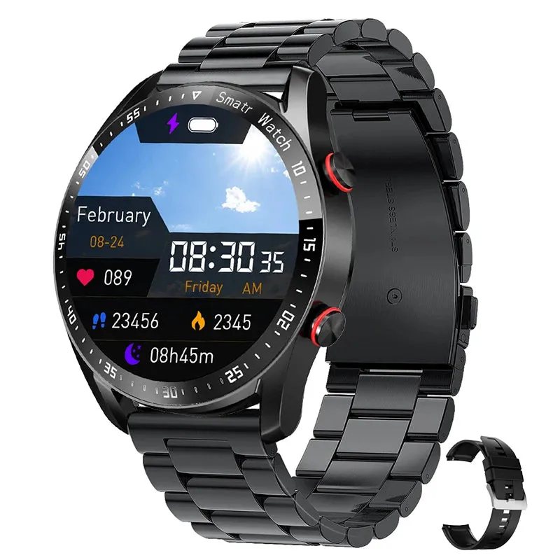 Smartwatch 1.5-Inch Full Touch Screen Bluetooth Call Business Fitness Sports Watch