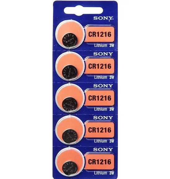 Sony CR1216 Lithium Coin Battery
