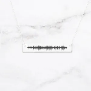 Soundwave Necklace - 11th Anniversary Jewelry