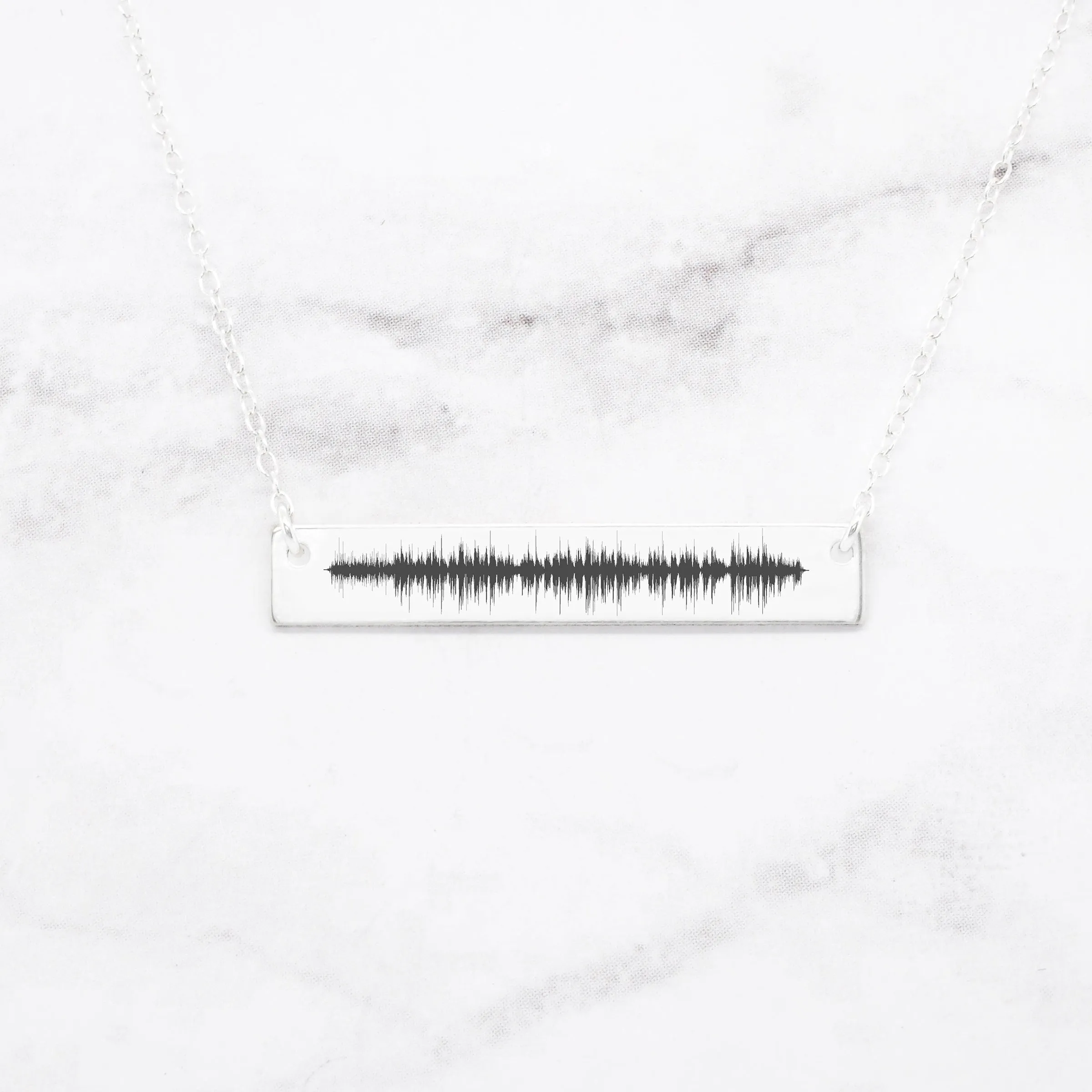 Soundwave Necklace - 11th Anniversary Jewelry