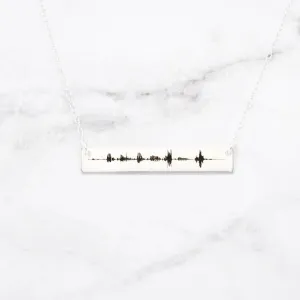 Soundwave Necklace - 25th Anniversary Jewelry