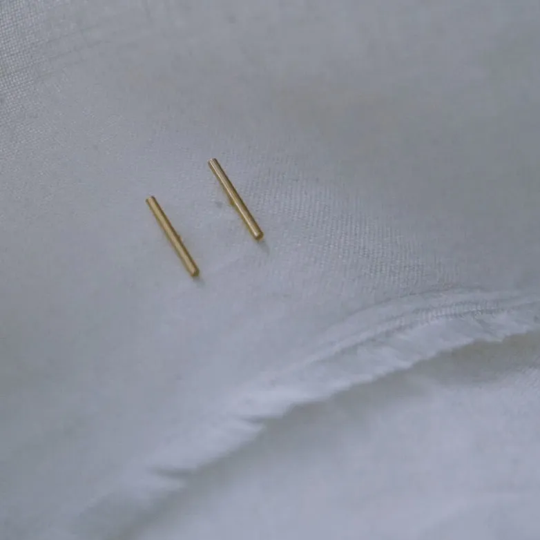 Staple Bar Stud Earrings