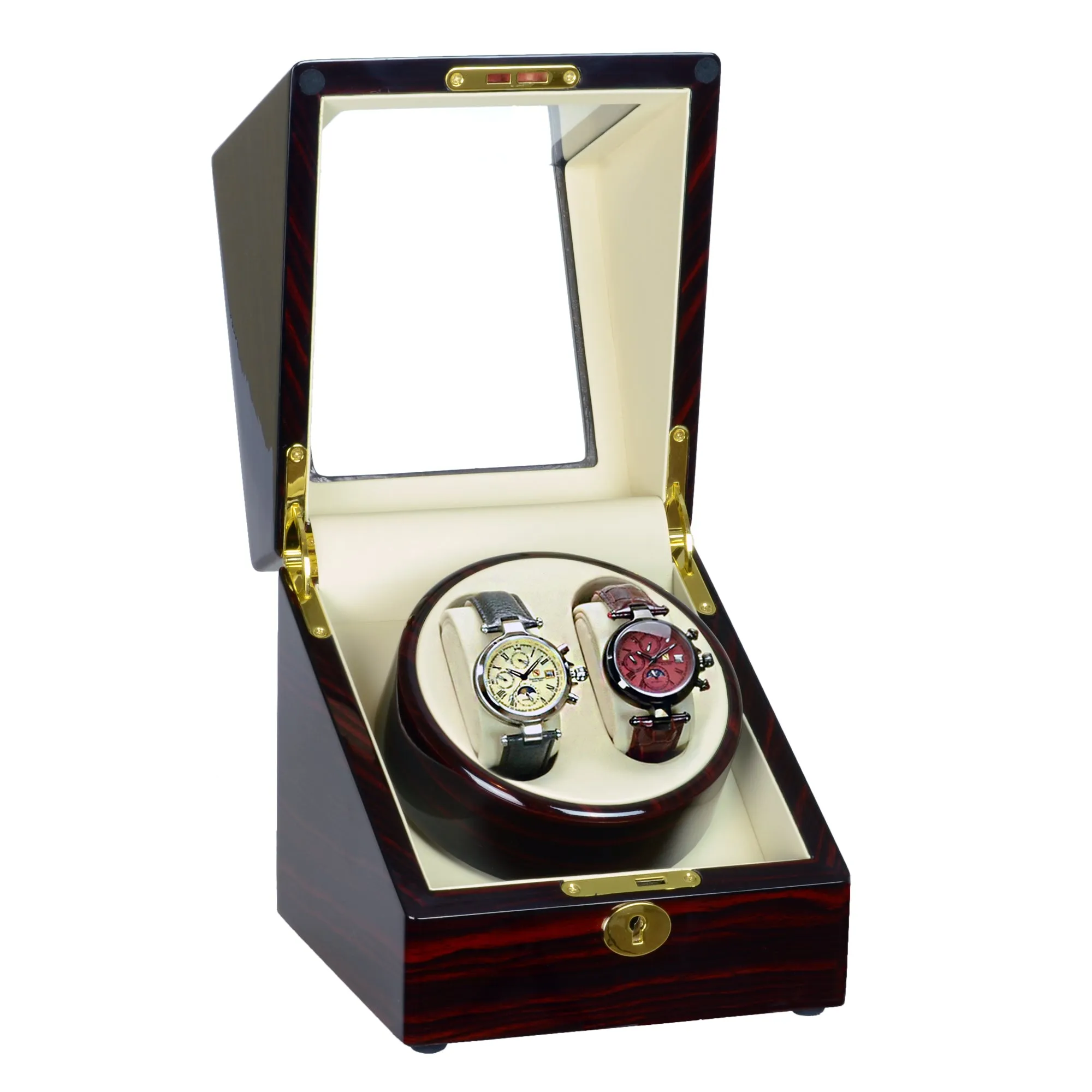 Steinhausen Heritage Double Watch Winder With Ultra Quiet Motor and Multiple Modes