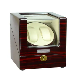 Steinhausen Heritage Double Watch Winder With Ultra Quiet Motor and Multiple Modes