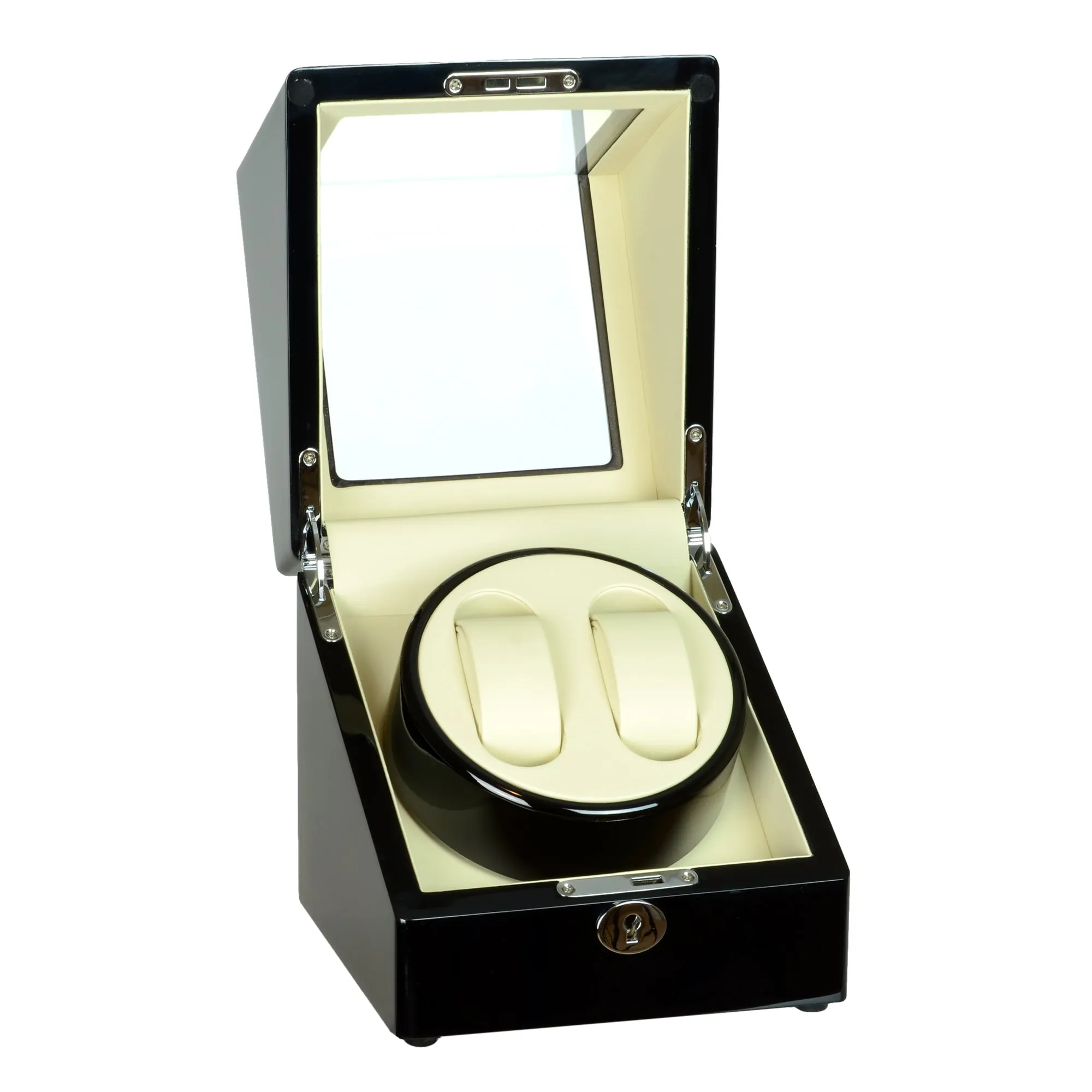 Steinhausen Heritage Double Watch Winder With Ultra Quiet Motor and Multiple Modes